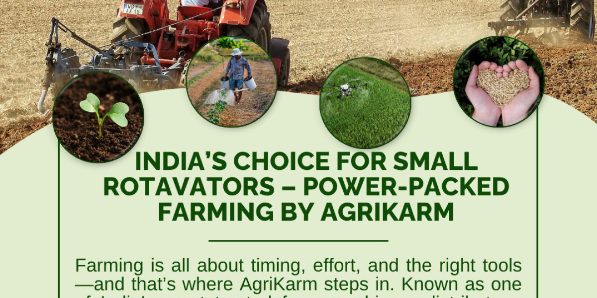 India’s Choice for Small Rotavators – Power-Packed Farming by AgriKarm