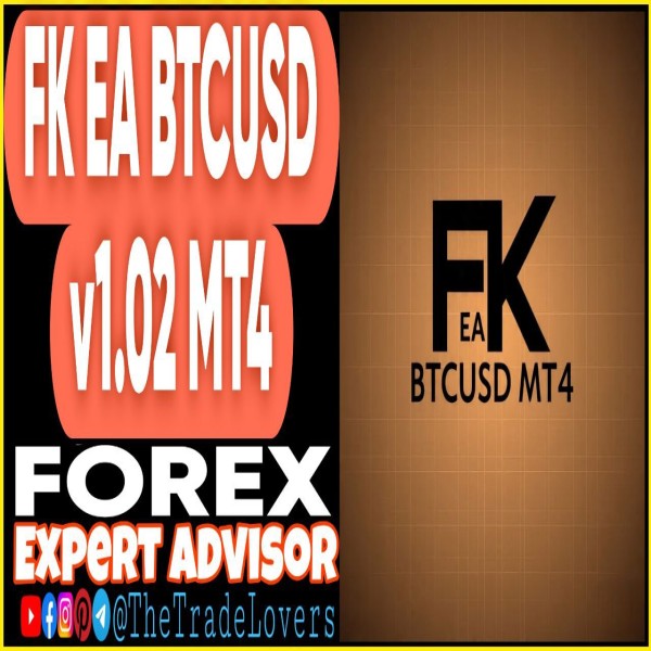 FK EA BTCUSD v1.02 MT4 (Works on Build 1441+) | Forex Robot | MT4 Expert Advisor - The Trade Lovers