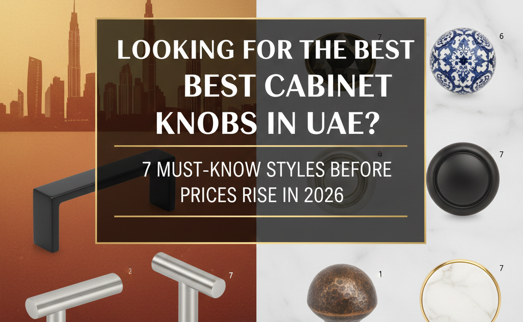Looking for the Best Cabinet Knobs in UAE? 7 Must-Know Styles Before Prices Rise in 2026