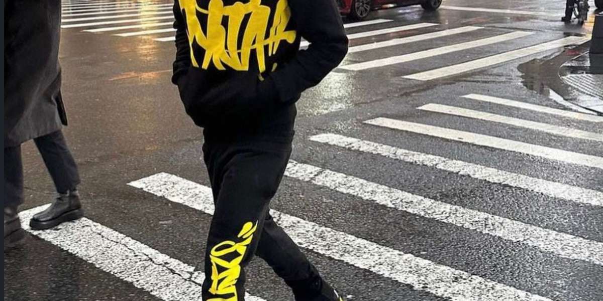 Central Cee Brings Style to Syna Store Tracksuit