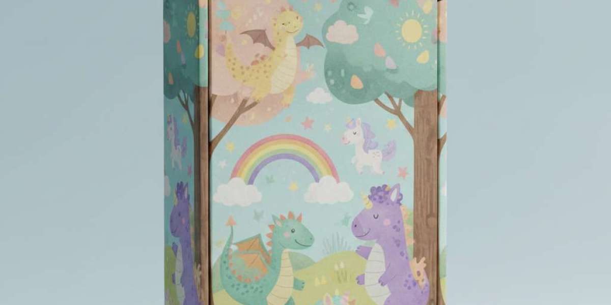 What makes packaging eye-catching on store items?