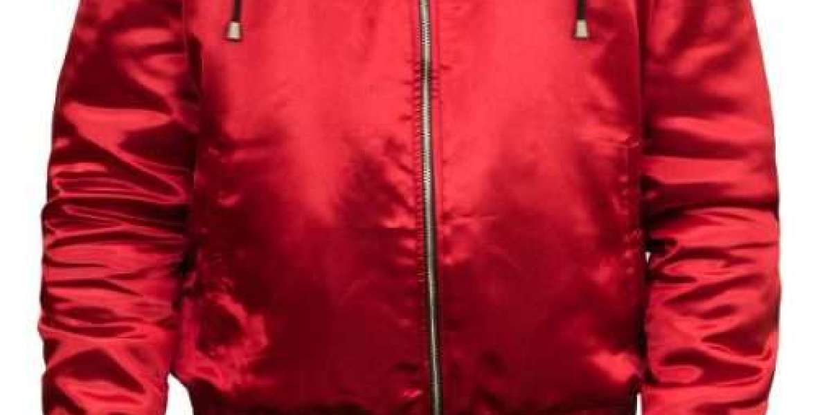 Red Hooded Jacket – Luxe Streetwear with Bold, Iconic Vibes