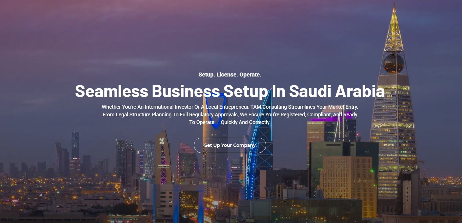 Tam Consulting, Business Setup, Licensing | Saudi Arabia