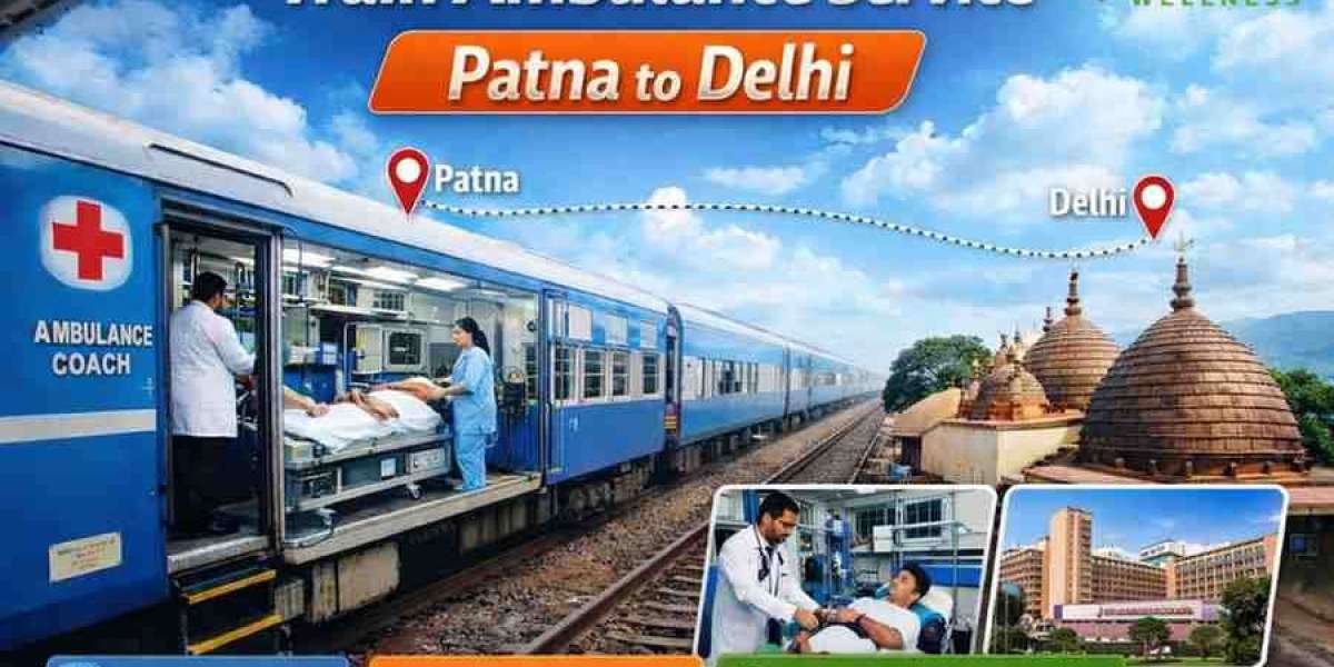 How to Book a Train Ambulance from Delhi to Patna – Step-by-Step Process (2026 Guide)