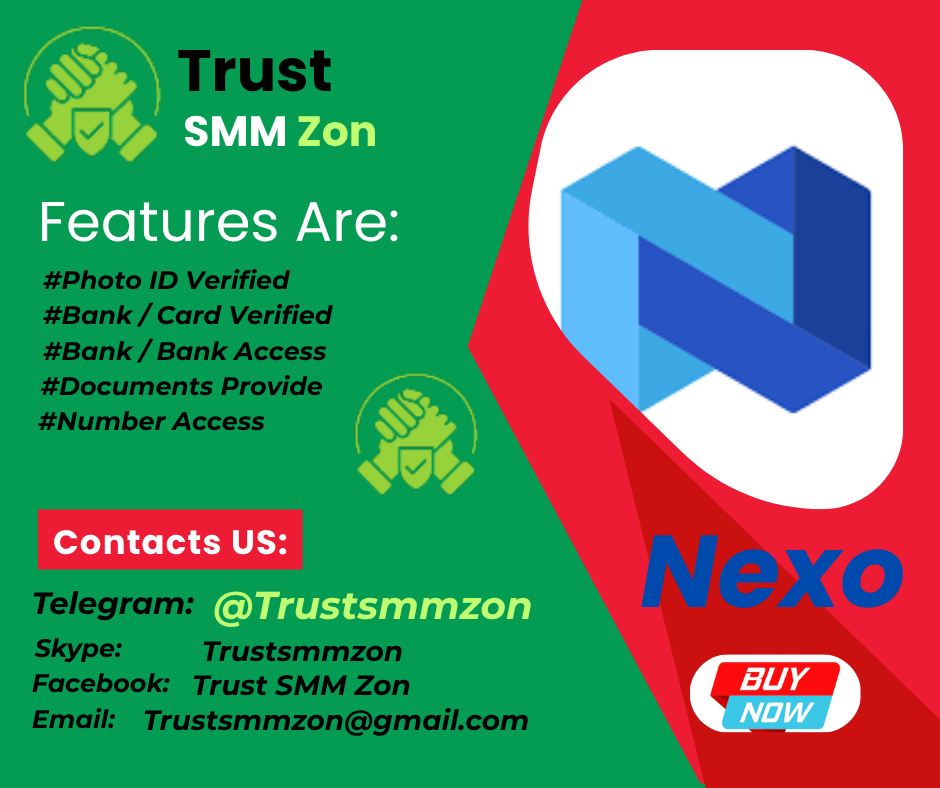 Buy Verified Nexo Accounts 100% Pure, Save & Instant Delivery