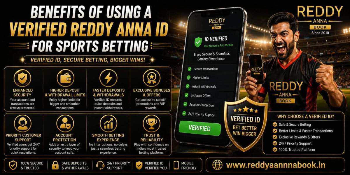 Benefits of Using a Verified Reddy Anna ID for Sports Betting