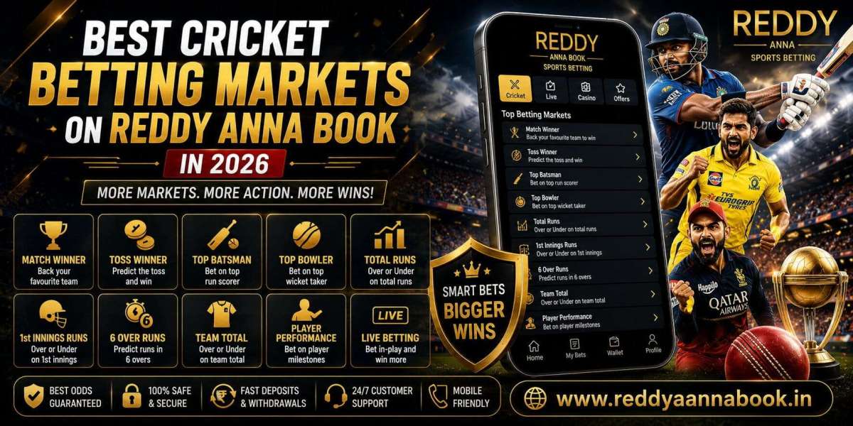 Best Cricket Betting Markets on Reddy Anna Book in 2026