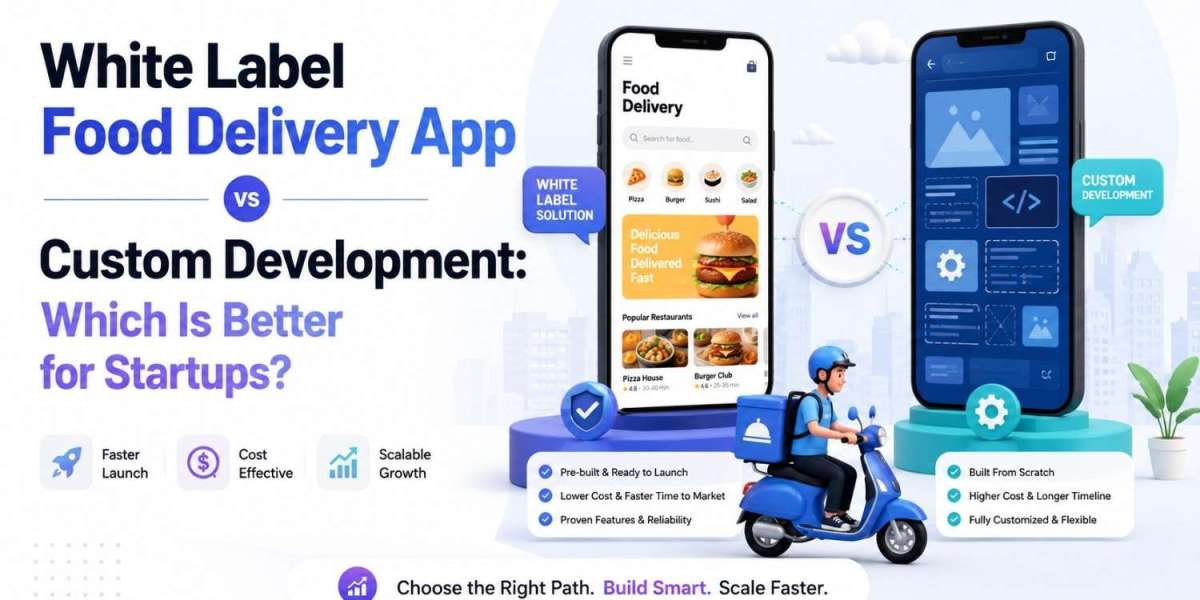 White Label Food Delivery App vs Custom Development: Which Is Better for Startups?