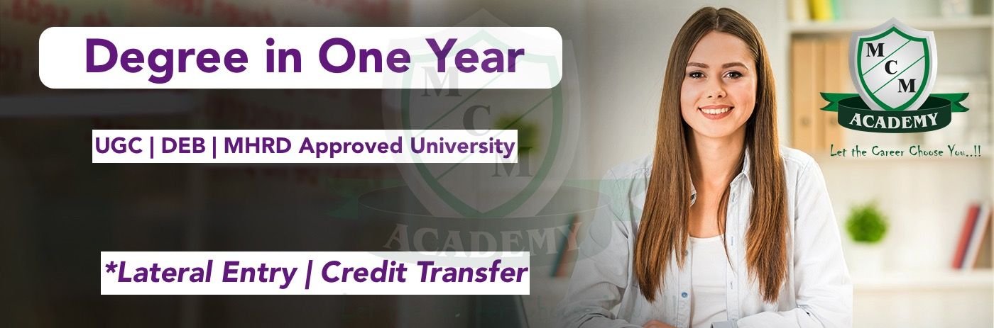 Degree in One Year 2026 | Fast Track Graduation & PG Courses