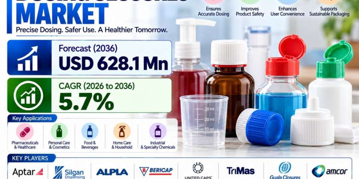 Dosing Closures Market Valued at USD 628.1 Mn by 2036, UAE - CAGR 7.1%, USA - 6.2%