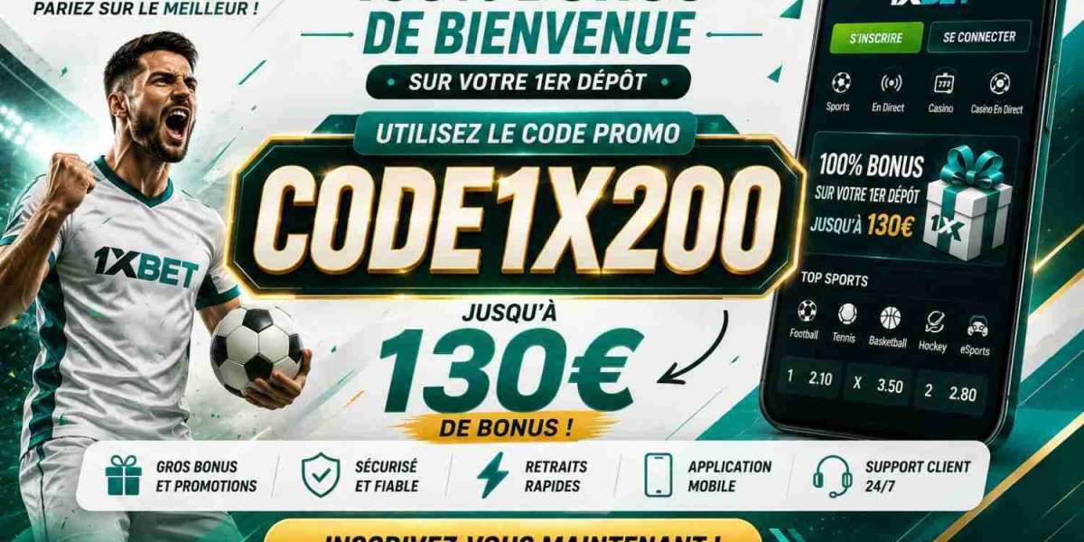 Code Promo 1xBet Tours Gratuits 2027 : CODE1X200 + 150 Tours