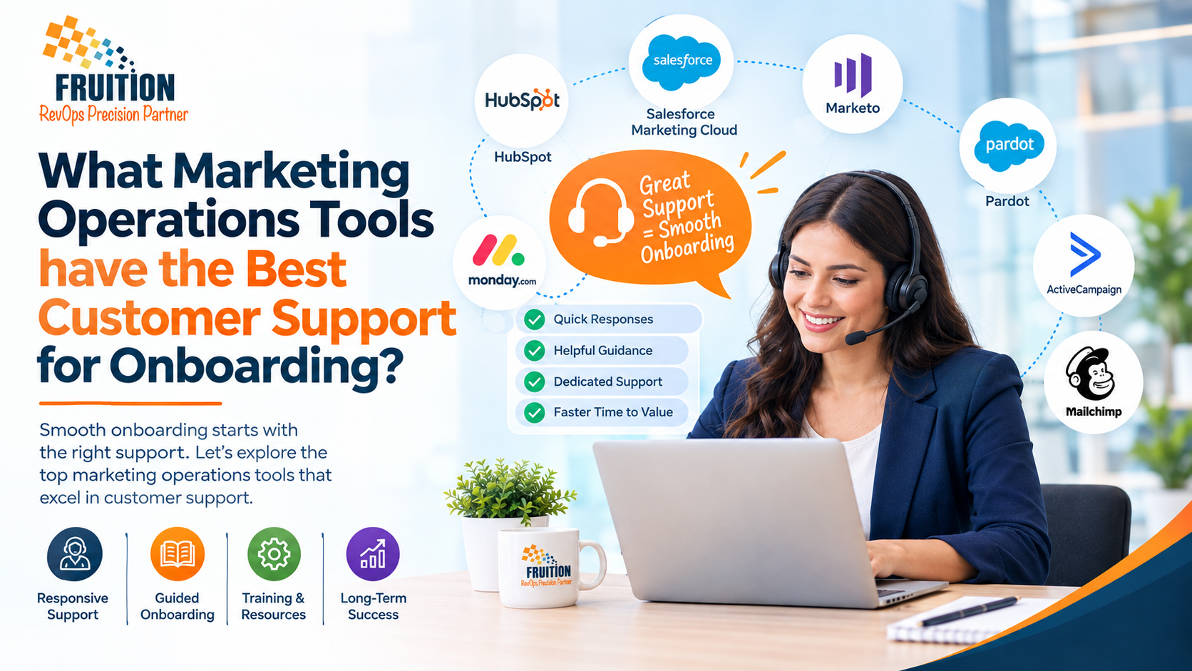 What marketing operations tools have the best customer support for onboarding?