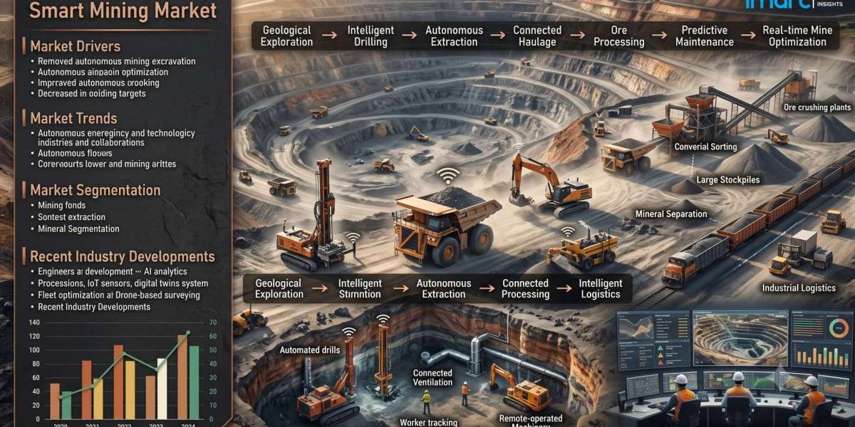 Smart Mining Market Size,  Trends, and Industry Analysis 2034