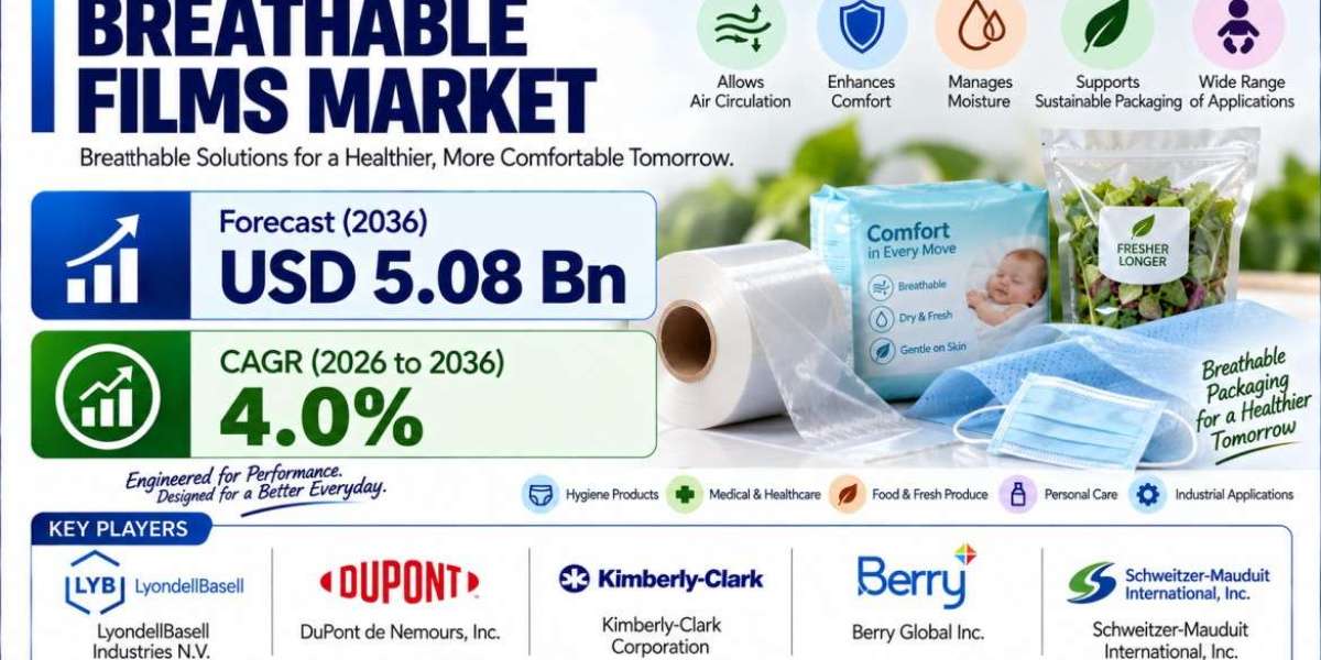 Breathable Films Market Forecast to USD 5.08 Bn: China Leads, Germany Drives European Demand