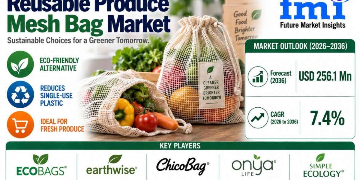 Reusable Produce Mesh Bag Market Valuation and Growth Outlook at 7.4% CAGR Through 2036