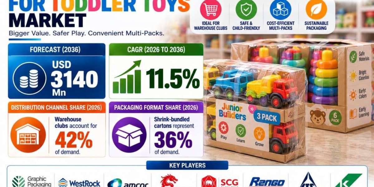 Multi-Pack Packaging for Toddler Toys Market Estimated at USD 3,140 Mn by 2036, USA 10.6%, Germany 10.2% CAGR