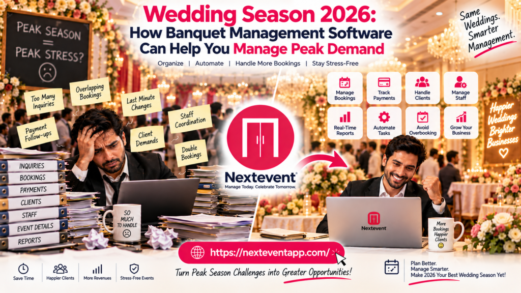 Wedding Season 2026: Banquet Management Software